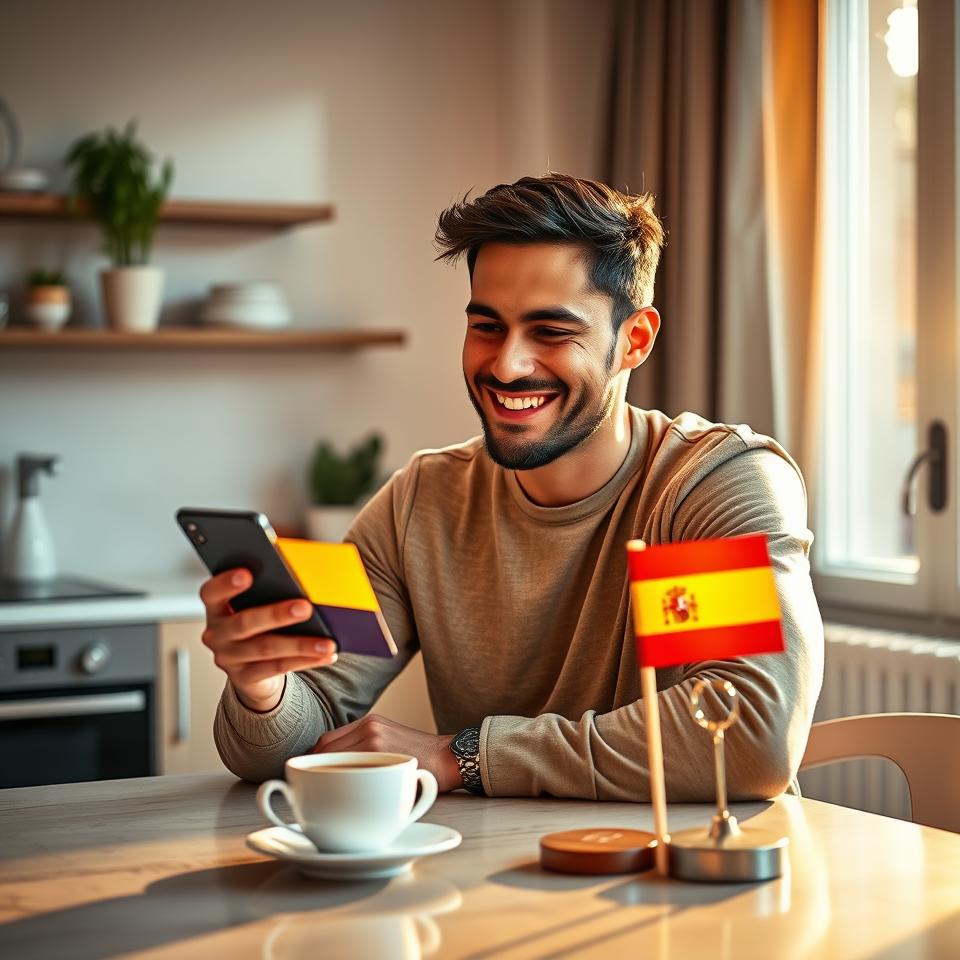 Migrante usando el metodo desde casa para enviar dinero a su familia